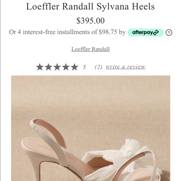 Loeffler Randall Sylvana Heels - white heels - Picture 2 of 11